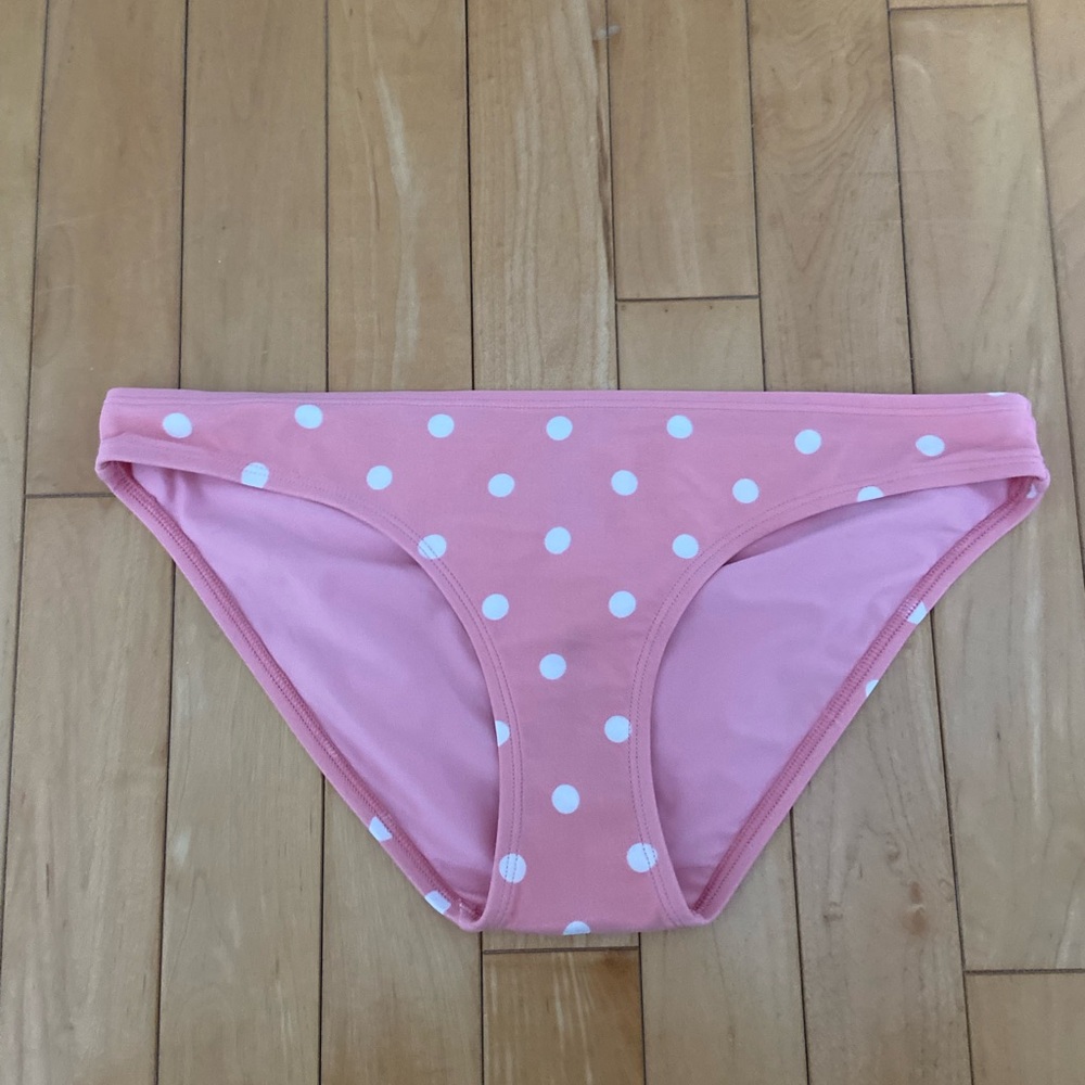 Pink Polka Dot Bikini Bottom